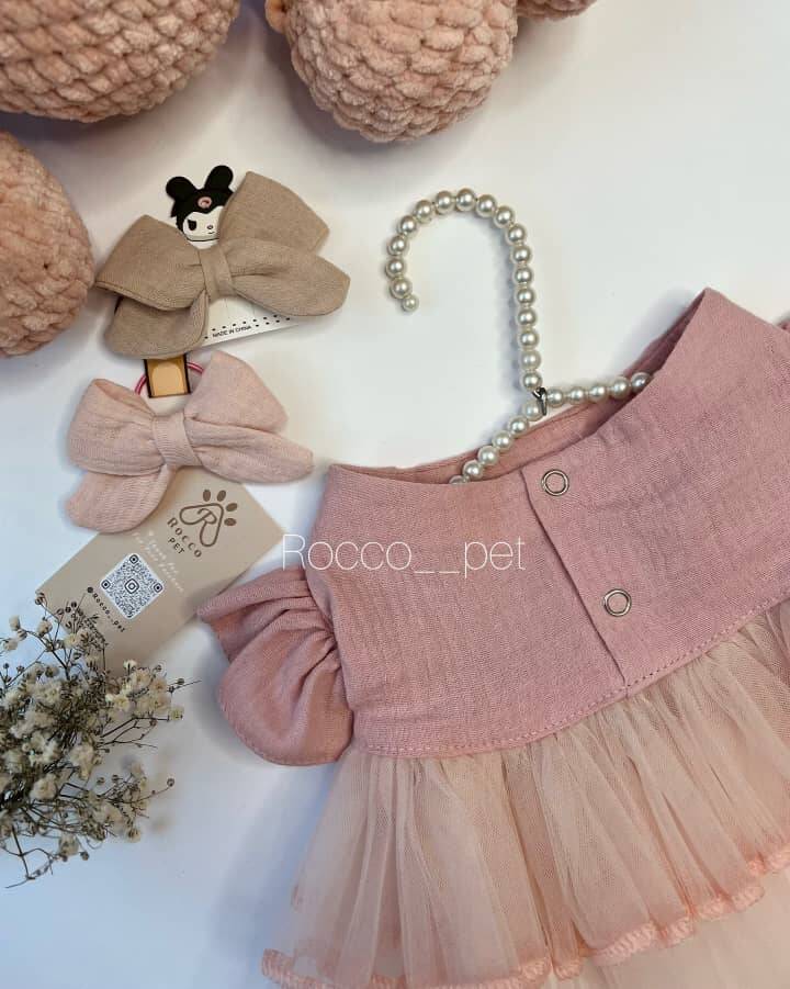 پیراهن دخترانه تور وال برند روکو پت