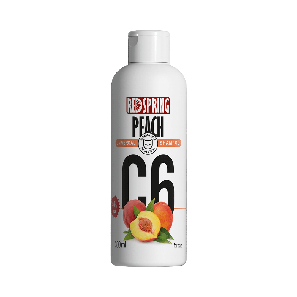 شامپو روزانه گربه مناسب انواع مو  مدل C6 رد اسپرینگ