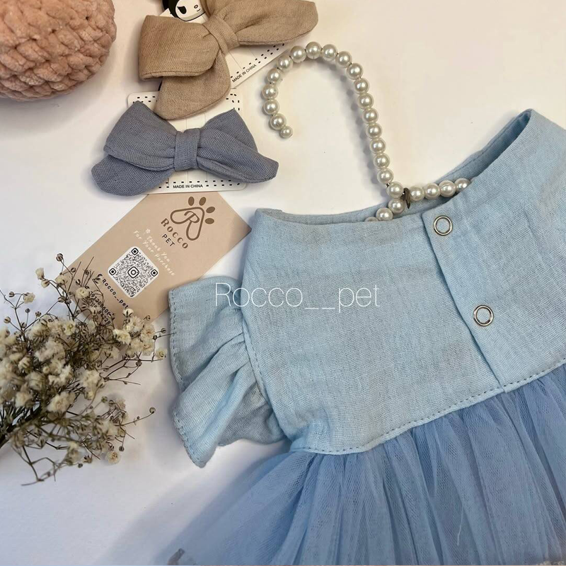 پیراهن دخترانه تور وال برند روکو پت