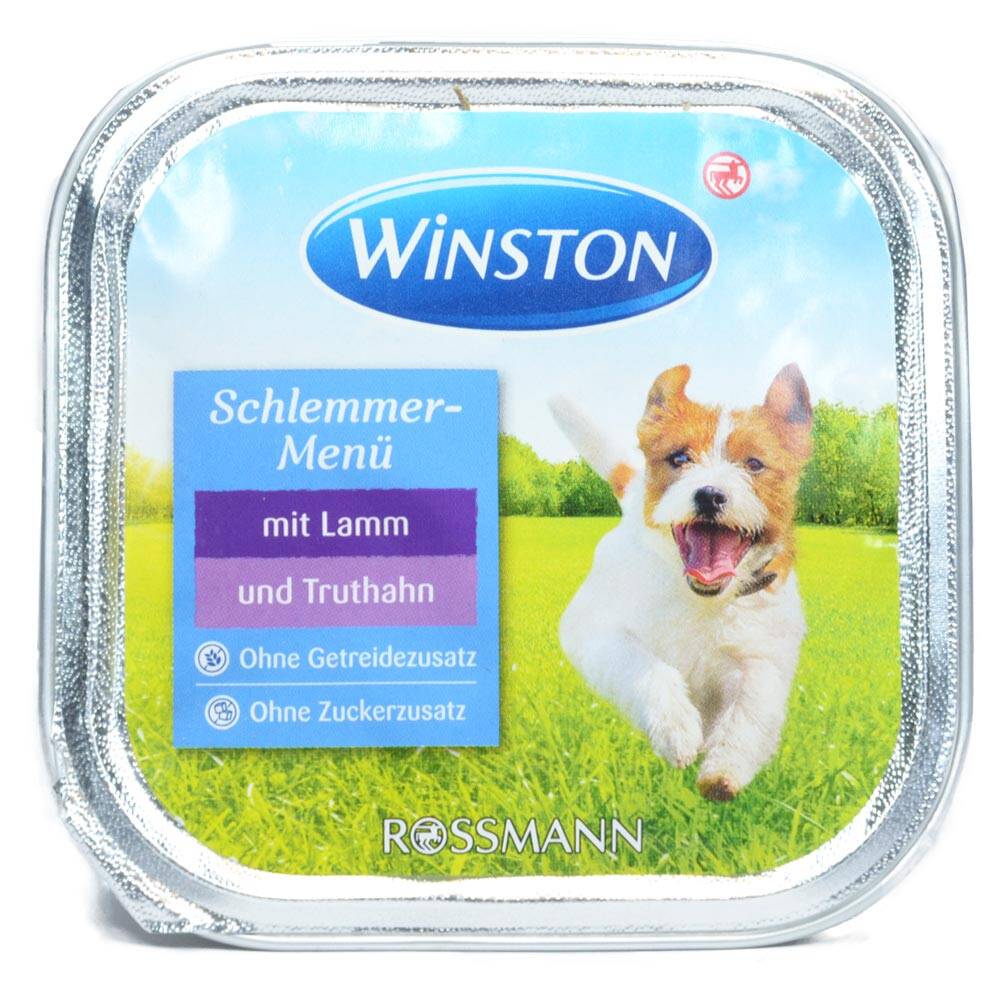 ووم سگ طعم  گوشت بره و بوقلمون برند وینستون